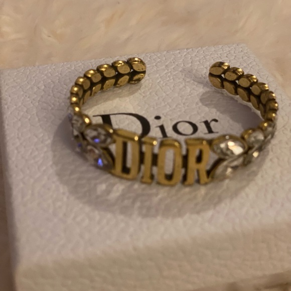 Dior Crystal Logo Bracelet - Picture 2 of 12